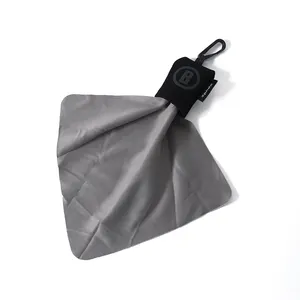 Portable angepasst druck mikrofaser mit mini pouch