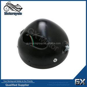 <span class=keywords><strong>Phare</strong></span> avant de <span class=keywords><strong>moto</strong></span> <span class=keywords><strong>vintage</strong></span> classique <span class=keywords><strong>rond</strong></span> en métal 6'' pour <span class=keywords><strong>moto</strong></span>, modification cool, <span class=keywords><strong>phare</strong></span> avant noir avec support, feu antibrouillard - Product Image 5