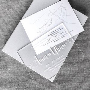Couleur personnalisée acrylique <span class=keywords><strong>carte</strong></span> <span class=keywords><strong>d</strong></span>'<span class=keywords><strong>invitation</strong></span> de mariage pour la <span class=keywords><strong>d</strong></span>écoration de mariage imprimé acrylique <span class=keywords><strong>carte</strong></span> <span class=keywords><strong>d</strong></span>'<span class=keywords><strong>invitation</strong></span> de fête de mariage - Product Image 1
