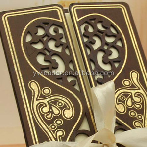 Giấy In Vàng Thiệp Mời Bằng Gỗ - Product Image 3