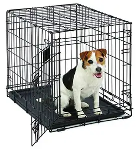 Niche pour chien en treillis métallique soudé, Cage pour chien en métal, pour l'extérieur et l'intérieur, bon marché - Product Image 1
