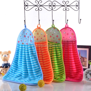 Chinaカスタム厚いサンゴフリースエッジカバーキッチンタオル手布 - Product Image 2
