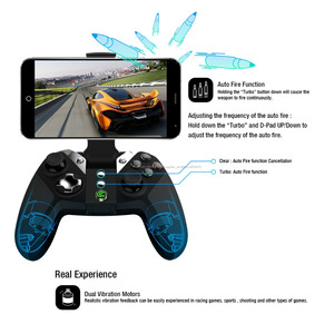 GameSir Regulador del Juego <span class=keywords><strong>de</strong></span> Bluetooth con Clip para el Teléfono Android/Tablet/TV Box/Samsung/<span class=keywords><strong>Emulador</strong></span>/VR gamepad (Negro) - Product Image 6
