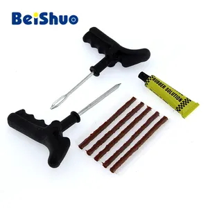 Hoge Kwaliteit Platte Tubeless Bandpunctuur Repair Tool Kit