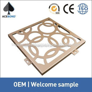 Productos de aislamiento de sonido materiales decorativos de aluminio tipo de falso <span class=keywords><strong>techo</strong></span> de paneles solares de montaje en pared - Product Image 2