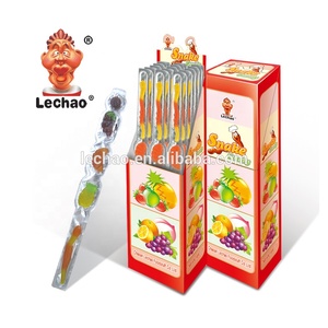 Bonbons aux fruits certifiés HACCP/BRC, vente en gros de bonbons, bonbons en forme de serpent, gommes animales de Chine, en-cas <span class=keywords><strong>halal</strong></span>, sucrés avec emballage en boîte - Product Image 6