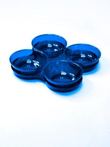 ถาดอาหารพลาสติกรูปคลื่น3ชั้น - Product Image 4