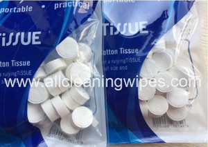 2cm-Diameter suave no tejida comprimido para la limpieza de <span class=keywords><strong>las</strong></span> manos, cara, hotel, <span class=keywords><strong>restaurante</strong></span>, hogar - Product Image 2