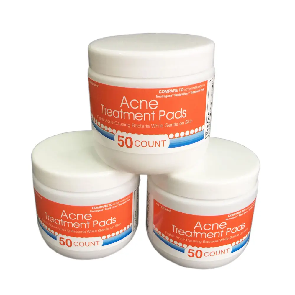 Private Label Anti Acne Behandeling Natte Doekjes Voor Puistjes