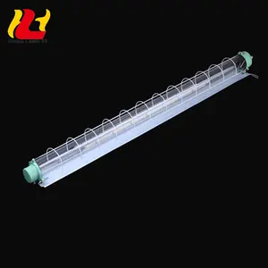 Cubierta de vidrio 1x18W, 20W, 22W, 24W, 30W, tubo de aluminio único, 1,2 M, LED T8, accesorio de iluminación a prueba de explosiones para fábrica de almacén