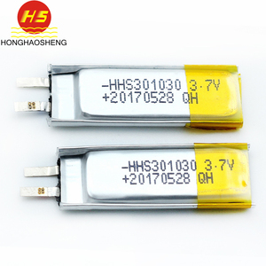 HHS 301030 3.7v 55mah 리포 배터리 <span class=keywords><strong>3mm</strong></span> 슬림 스피커 배터리 - Product Image 3