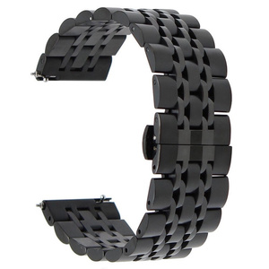 Bracelet de montre <span class=keywords><strong>Samsung</strong></span> <span class=keywords><strong>Gear</strong></span> <span class=keywords><strong>S3</strong></span> <span class=keywords><strong>Frontier</strong></span> / Classic <span class=keywords><strong>Gear</strong></span>/Galaxy, 22mm 20mm 22mm, 7 maillons en acier inoxydable, <span class=keywords><strong>46mm</strong></span> - Product Image 2