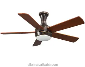 new design remote control CE CB certificates pure copper wire AC motor with LED light r Ceiling fan