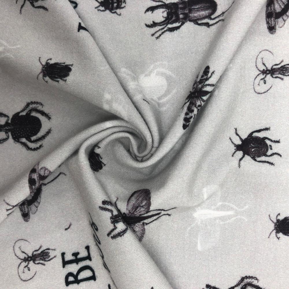 Популярная пользовательская печать бамбуковая лайкра ткань бамбуковое волокно Ткань