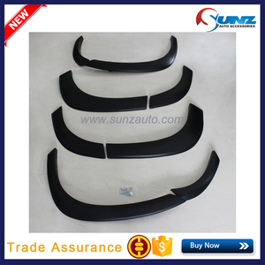 YCSUNZ การบีบอัดสีดำ Fender flare สำหรับ Pajero <span class=keywords><strong>2015</strong></span> OME ออกแบบ Fender flare สำหรับ Pajero 2016 - Product Image 4