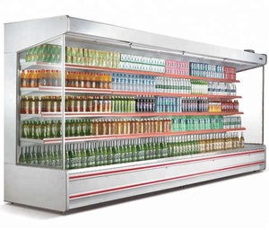 Refrigerador Multipuertas de Exhibición Abierta para Lácteos de Supermercado con Cortina de Aire y Sistema de Refrigeración Remoto - Product Image 2