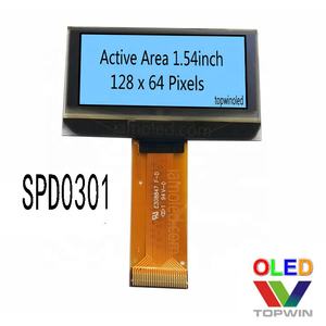 1.5 ''1.54 inç 1.54 inç 128x64 piksel beyaz/mavi 24 pin oled ekran UG-2864KSWMG01 I2C SPI paralel arayüzü ssd1309 sürüş - Product Image 5