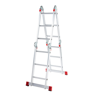 <span class=keywords><strong>Escalera</strong></span> Extensible Multiusos <span class=keywords><strong>de</strong></span> <span class=keywords><strong>Aluminio</strong></span> <span class=keywords><strong>de</strong></span> 12 Peldaños y 3.5 <span class=keywords><strong>Metros</strong></span> con Bisagra Grande <span class=keywords><strong>Plegable</strong></span> - Product Image 1