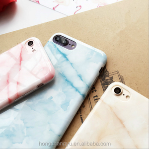 Moda Ultrafinos de mármol Liso caja del teléfono de silicona Caso Cubierta Trasera para el iphone 7 - Product Image 3