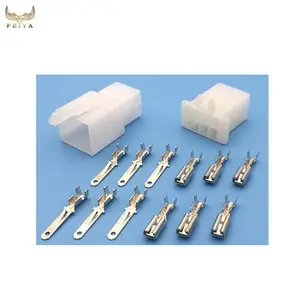 2.8mm motorcycle connector terminal plug,6 pin male and female auto connector
