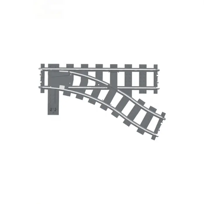 Permainan Switch Titik Tepat Kereta Blok Bangunan untuk Teman-teman Mengikuti Sistem Kereta Api dari Anak-anak Kota Besar Menghubungkan Mainan (no 2859)