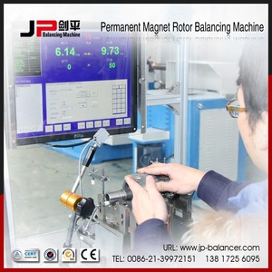 jp sabit mıknatıslı <span class=keywords><strong>rotor</strong></span> elektrik motorları dinamik balans makinesi - Product Image 1