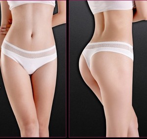 工厂价格在中国制造的年轻女孩100棉质内裤性感的女孩丁字裤 - Product Image 3