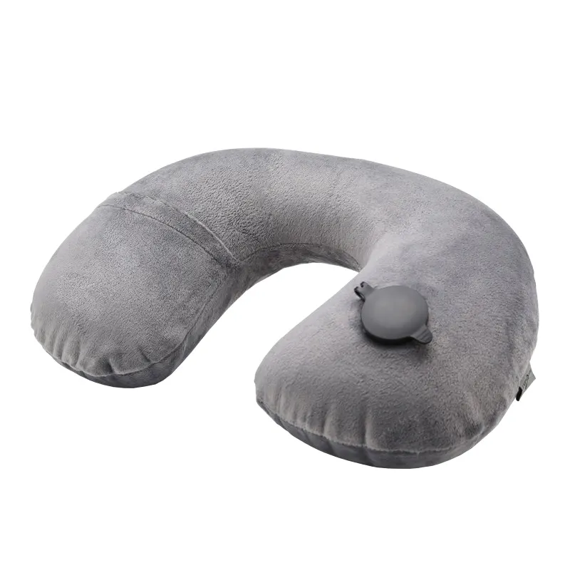 Travelsky Wholesale Inflatable Travel Pillow Neck Head Support Pillow Car Neck Pillow Headrest