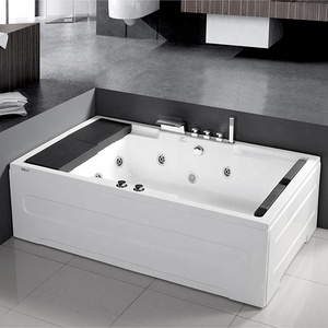 2020 FABIAO <span class=keywords><strong>bak</strong></span> mandi sudut fábrica esquina acrílico dos persona hidromasaje bañera de masaje con vidrio blanco cómodo para adultos - Product Image 5