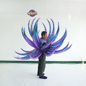 Гигантский надувной воздушный шар для демонстрации коммерческих мероприятий, танцевальной вечеринки, надувной костюм крыльев для выступления