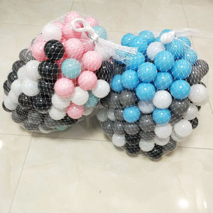 Pelotas de Juego para Bebés de Material PU Coloridas, Pelotas de Plástico Huecas y Suaves para Baño - Product Image 5