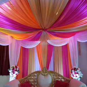 <span class=keywords><strong>Pas</strong></span> <span class=keywords><strong>cher</strong></span> prix fête événement tissu rideau <span class=keywords><strong>mariage</strong></span> décoration tissu <span class=keywords><strong>plafond</strong></span> drapé - Product Image 2