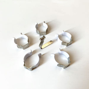 หลายขนาด T4, T5, T6, T8, T10, T12หลอดฟลูออเรสเซนต์โคมไฟสแตนเลส304ฤดูใบไม้ผลิ U คลิปสำหรับผู้ถือหลอด LED - Product Image 5