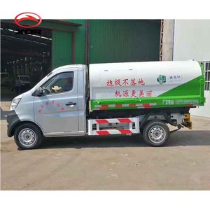 3cbm Mini thủy lực đổ kín loại nhỏ CuộN ra khỏi nhà sản xuất xe tải rác - Product Image 4