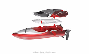 2018 HOSHI SKYTECH H106 <span class=keywords><strong>RC</strong></span> barca 2.4G 4CH barca da corsa ad alta velocità 28 KM/H con interruttore modalità auto raddrizzante per i regali RTR per bambini - Product Image 2