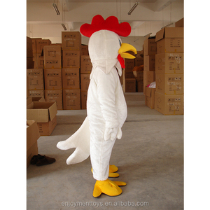 Godimento CE adulti <span class=keywords><strong>gallo</strong></span> bianco animale mascotte Costume per la vendita - Product Image 2