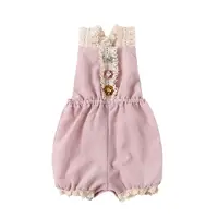 ספק Custom תינוק בגדים באיכות גבוהה נוח תינוק Romper סין OEM שירות קצר שרוולים תינוק בנות רחיץ סרוג