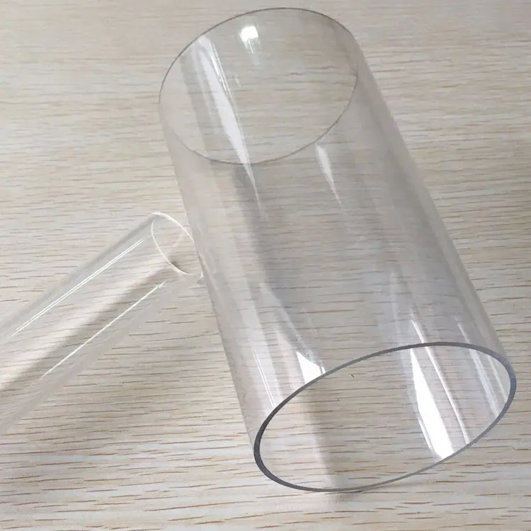 फैक्टरी सीधे बेचने प्लास्टिक स्पष्ट बड़े व्यास पॉली कार्बोनेट ट्यूब