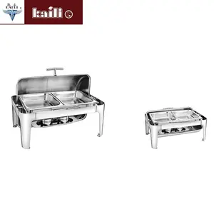 Atacado equipamentos de cozinha roll Retangular top Buffet Atrito Prato de Comida Quente para a venda