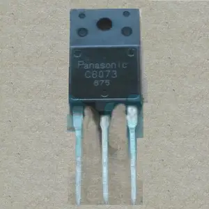 Transistor amplificador de frequência, transistor c6073 2sc6073 pnp npn c6073, amplificador de áudio de frequência TO-3P