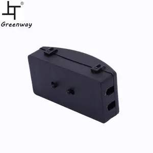 Greenway Venta caliente negro M623 pvc caja de empalmes 16A 450VAC la caja de empalme de cables de fibra óptica caja de conexiones para cables