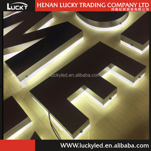 Không phát sáng PVC có thể thay đổi backlit chạy thư dấu hiệu với màu sắc đầy đủ - Product Image 6