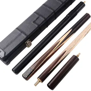 Klasik Buatan Tangan 57 Rosewood 3/4 Piece Snooker Isyarat dengan Hitam Isyarat Kasus dan Aluminium Teleskop Ekstensi