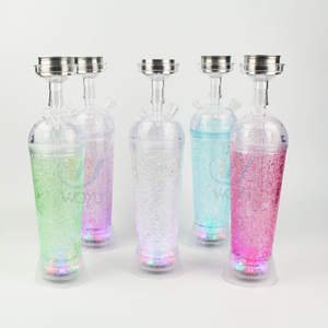 Mini <span class=keywords><strong>Bar</strong></span> hi-fi Portable, shisha hookah, en acrylique, avec éclairage <span class=keywords><strong>LED</strong></span>, 1 unité - Product Image 2