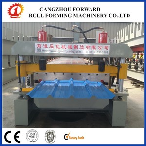 De pintado color acero rollo de lámina que forma la máquina/metal galvanizado <span class=keywords><strong>zinc</strong></span> techo y panel de pared que hace la máquina - Product Image 1
