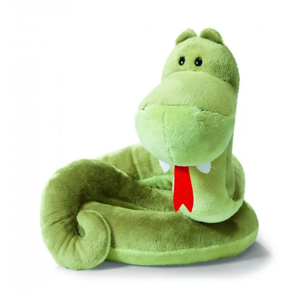 Carino green snake peluche molle del Giocattolo Della Peluche