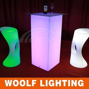 <span class=keywords><strong>bar</strong></span> mobili disegno luci a led sgabello di plastica - Product Image 2