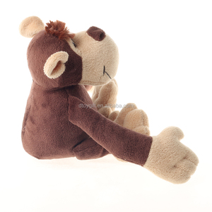 Màu Nâu Sang Trọng Cánh Tay Dài Khỉ Sang Trọng Cuddlle Đan Khỉ Đồ Chơi - Product Image 3