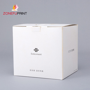 Magnetic Black Zonefuprint Round Flower Box For Package