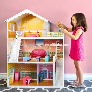 Juguete Educativo <span class=keywords><strong>de</strong></span> Madera, <span class=keywords><strong>Casa</strong></span> <span class=keywords><strong>de</strong></span> Muñecas <span class=keywords><strong>de</strong></span> Gran Tamaño para Niñas Pequeñas - Product Image 4